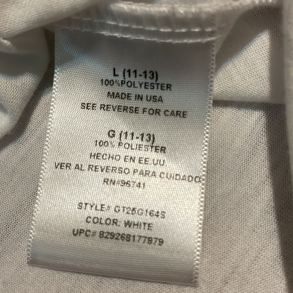 Made in the USA white tank top - Picture 5 of 10